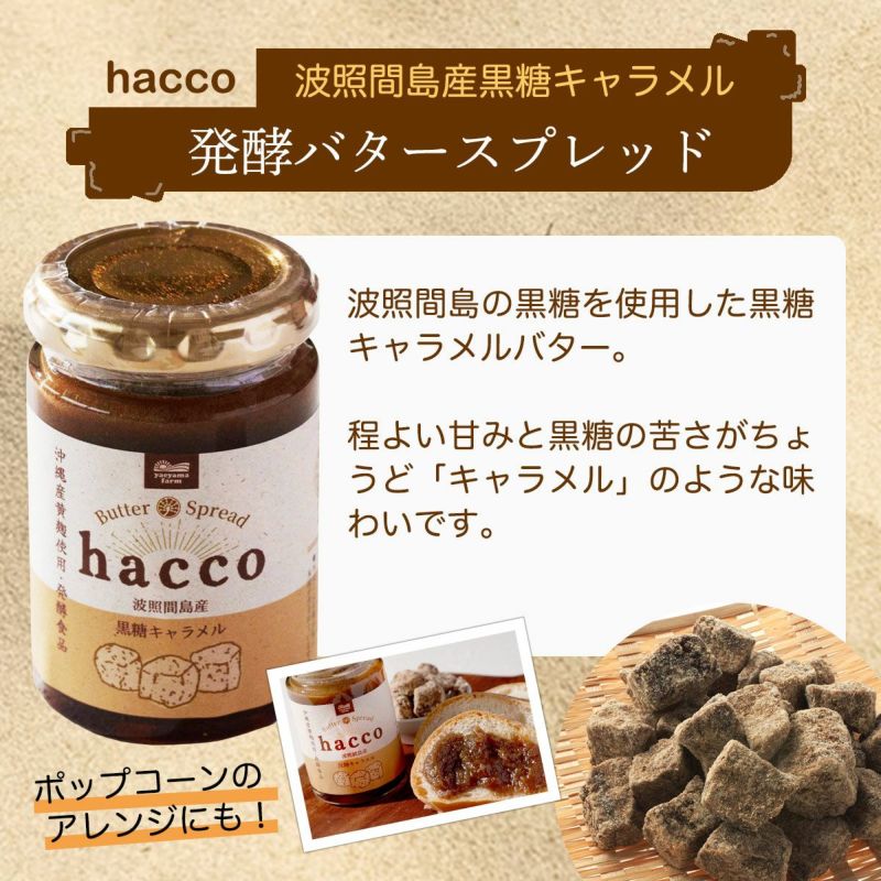 hacco 発酵バタースプレッド 波照間島産黒糖キャラメル | 【公式】やえ